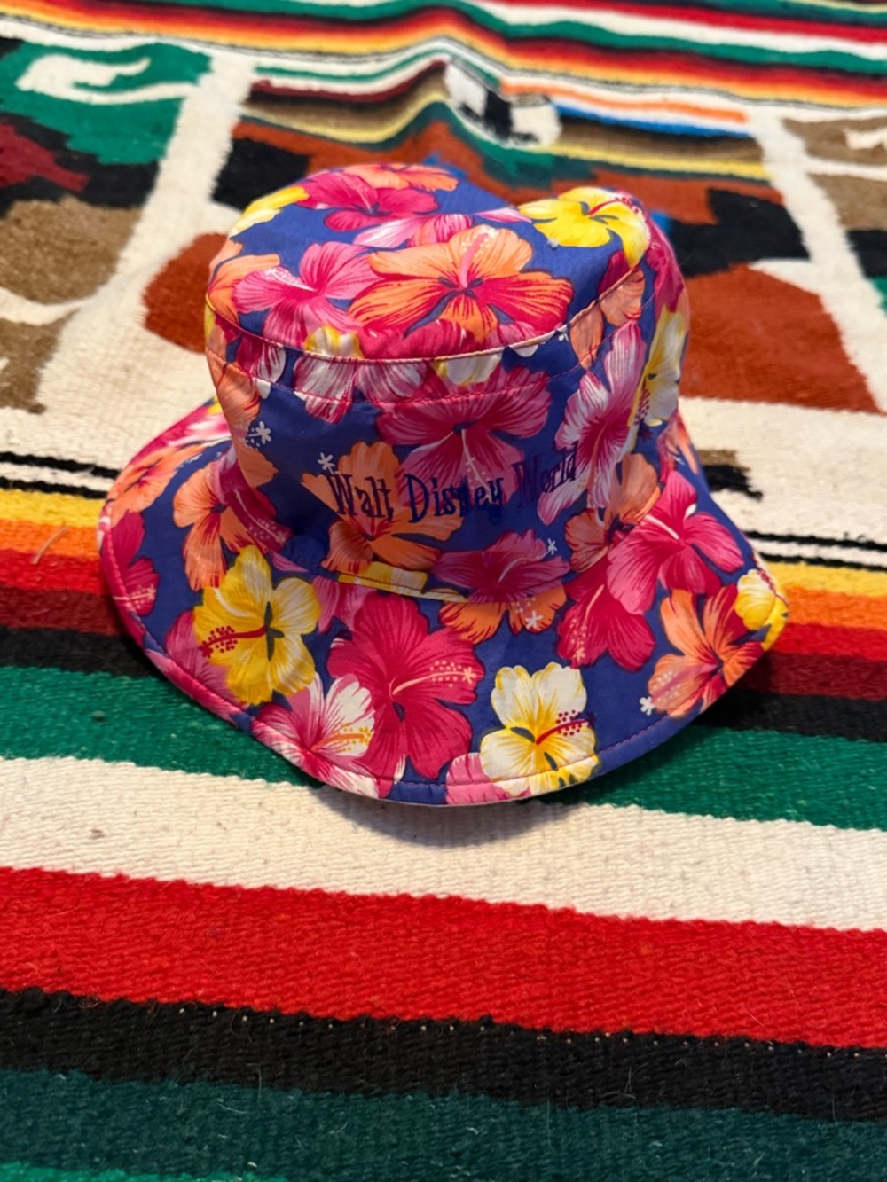 Disney Kids Floral Bucket Hat - Purple, Pink, Yellow